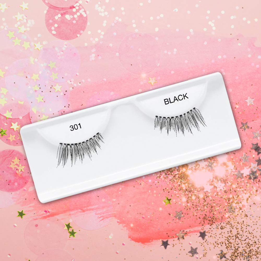 Ardell Accent Half Lashes 301 four-pack for versatile looks