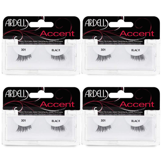 Ardell Accent Half Lashes 301 natural cat-eye look for day or night