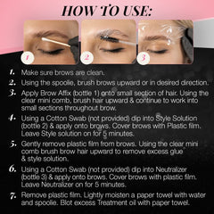 Ardell Brow Lamination Kit full brows look after treatment