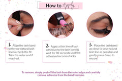 Ardell cruelty-free lashes use high-quality materials for safe daily wear.