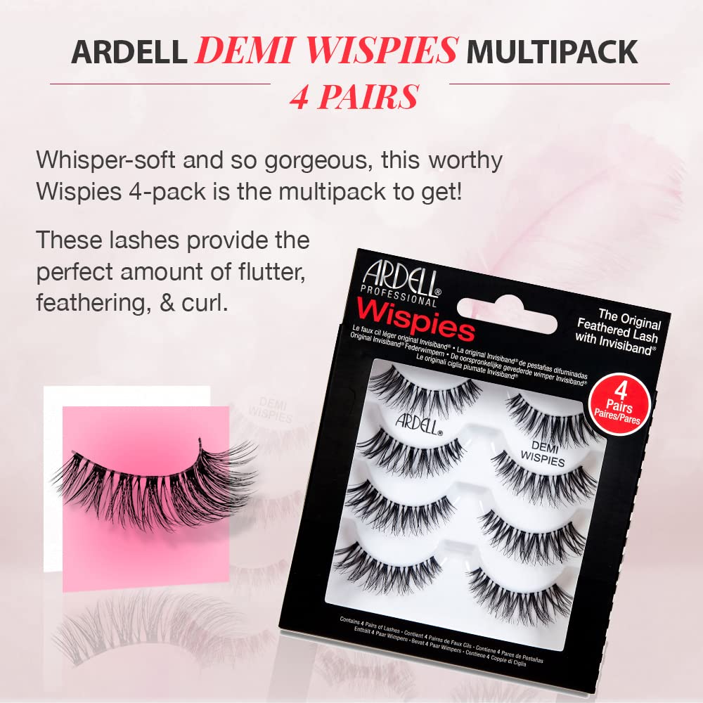 Ardell knot-free Invisiband closeup demonstrates seamless fit and comfortable wear