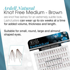 Ardell lightweight lash extensions for comfortable all-day wear.