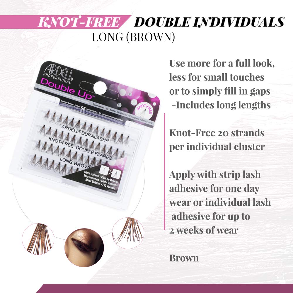 Ardell false eyelashes natural look add believable volume with soft, feather-light hairs.