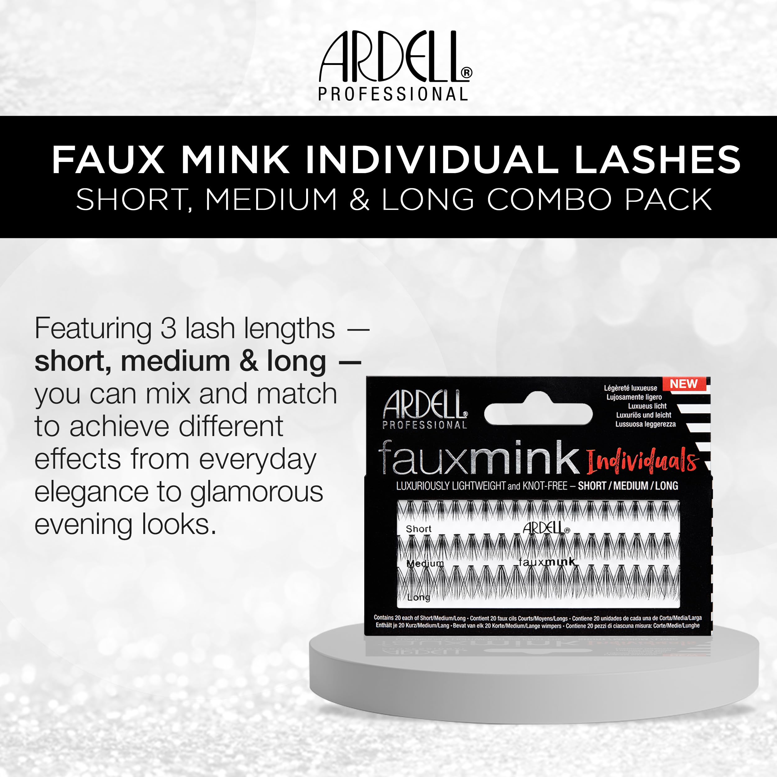 Ardell Faux Mink DIY Lash Clusters short length—ideal for subtle everyday volume.
