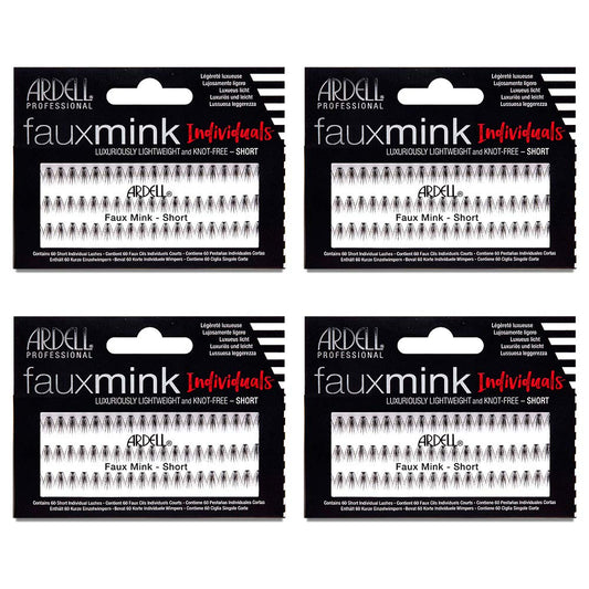 Ardell Faux Mink Short Black lash clusters for a natural, fuller look