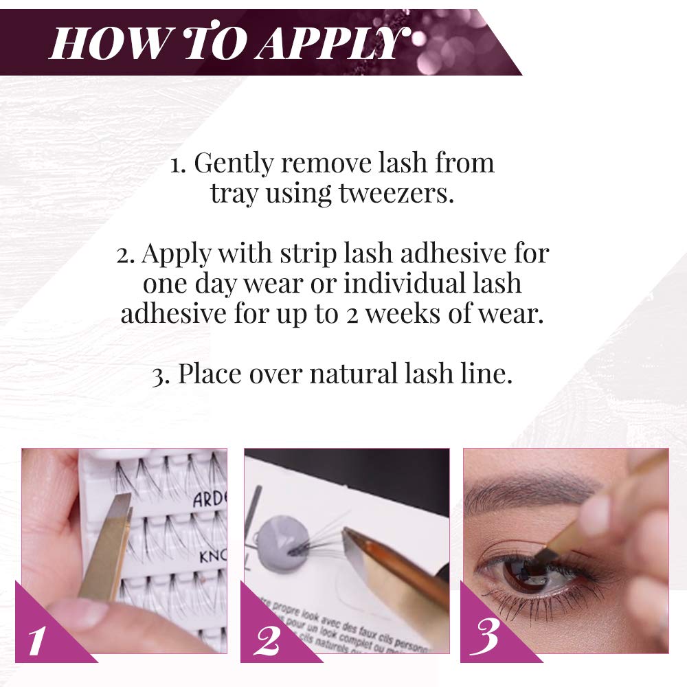 Ardell Four-pack lash set offers economical, reusable faux lashes.