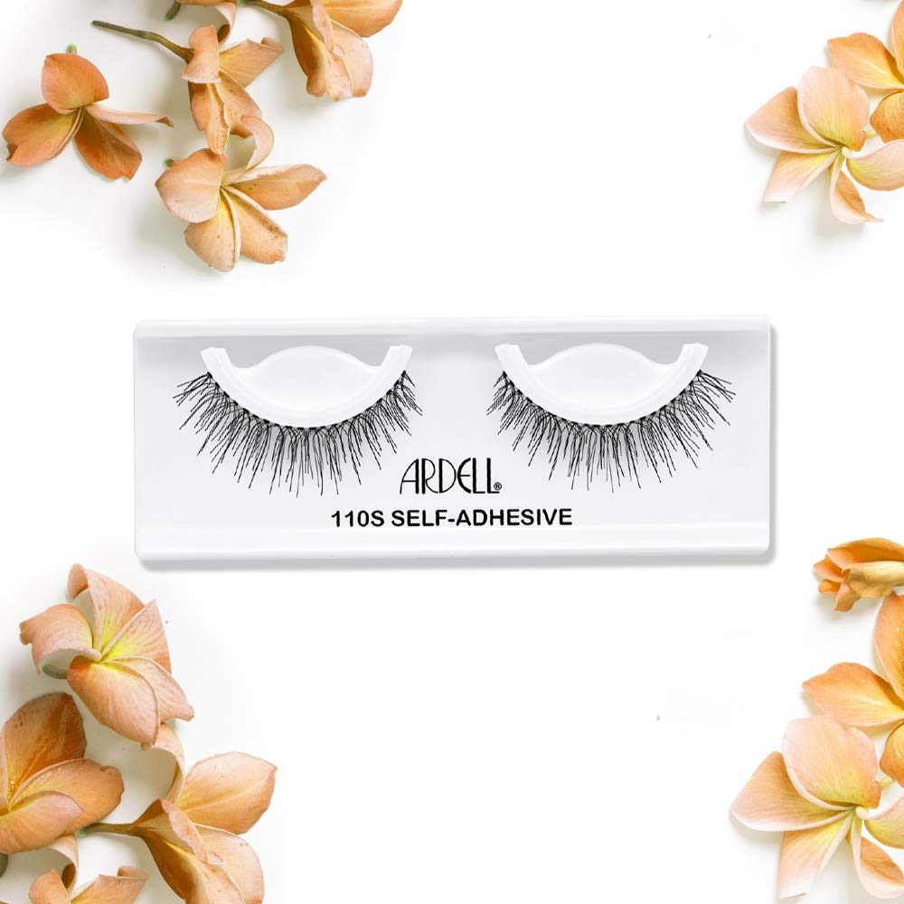 Ardell four-pack self-adhesive lashes display for versatile looks and easy sharing.