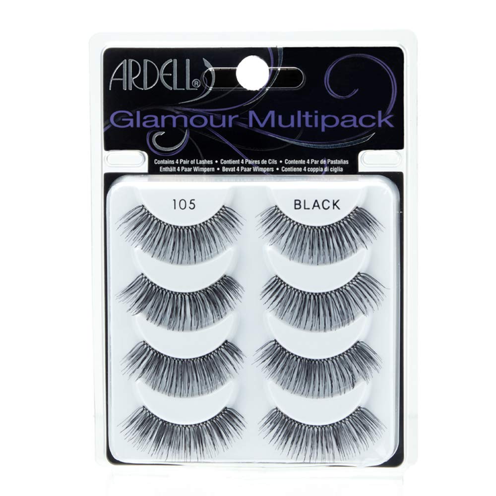 Ardell Glamour 105 lashes with dramatic volume for bold eyes.