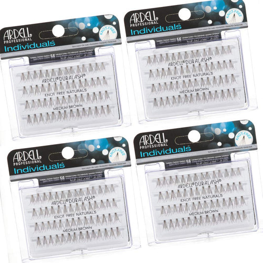 Ardell Medium Brown individual lashes pack close-up for natural-looking length