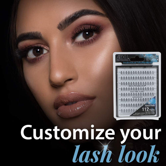 Ardell knot-free lashes close-up demonstrates precise, effortless application