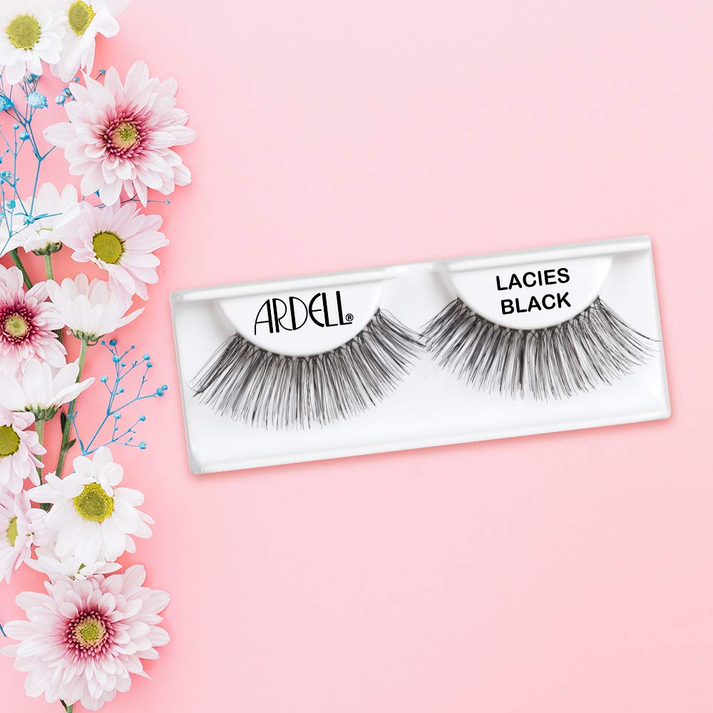 Ardell Natural Lashes Lacies Black easy-to-apply design for comfortable wear.