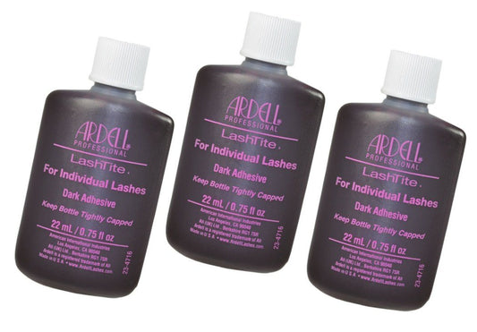Ardell Lashtite Dark adhesive bottle ready to secure lashes all day