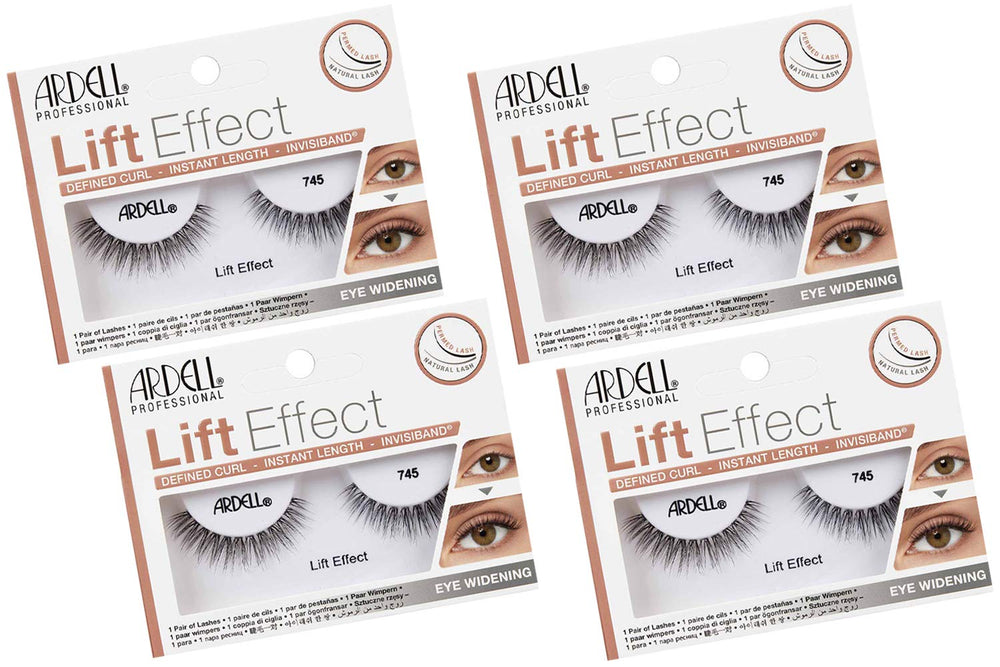 Ardell Lift Effect 745 strip lashes for a subtle lift and natural, everyday open-eye look