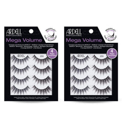 Ardell Mega Volume 253 lashes closeup for dramatic, wispy eyes.