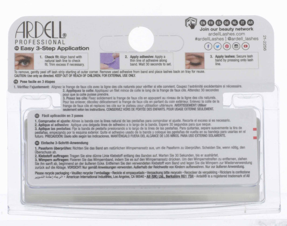 Ardell Mega Volume Lash 253 four-pairs-pack suitable for multiple looks