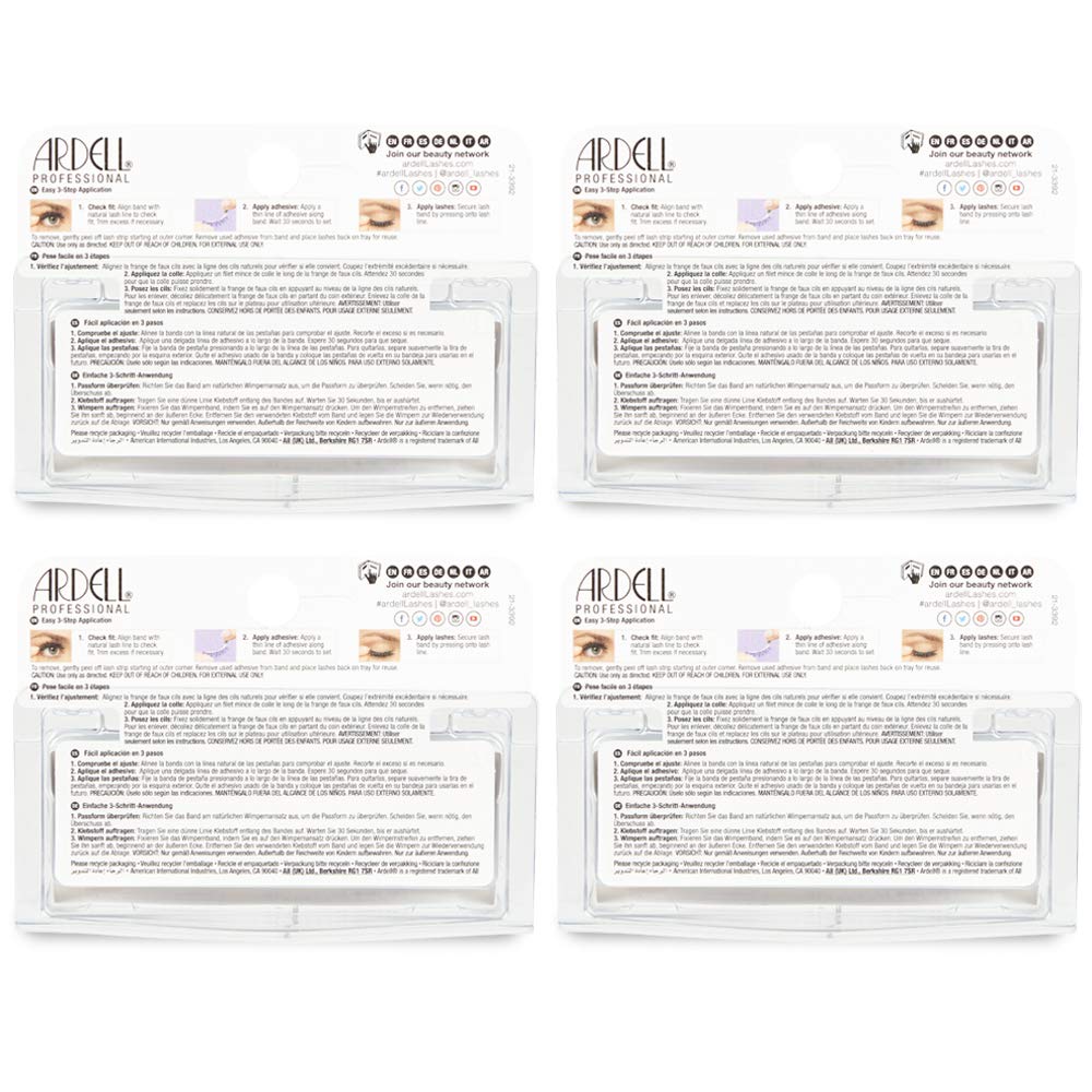 Ardell Mega Volume Lash 253 hand-knotted human hair for a professional finish