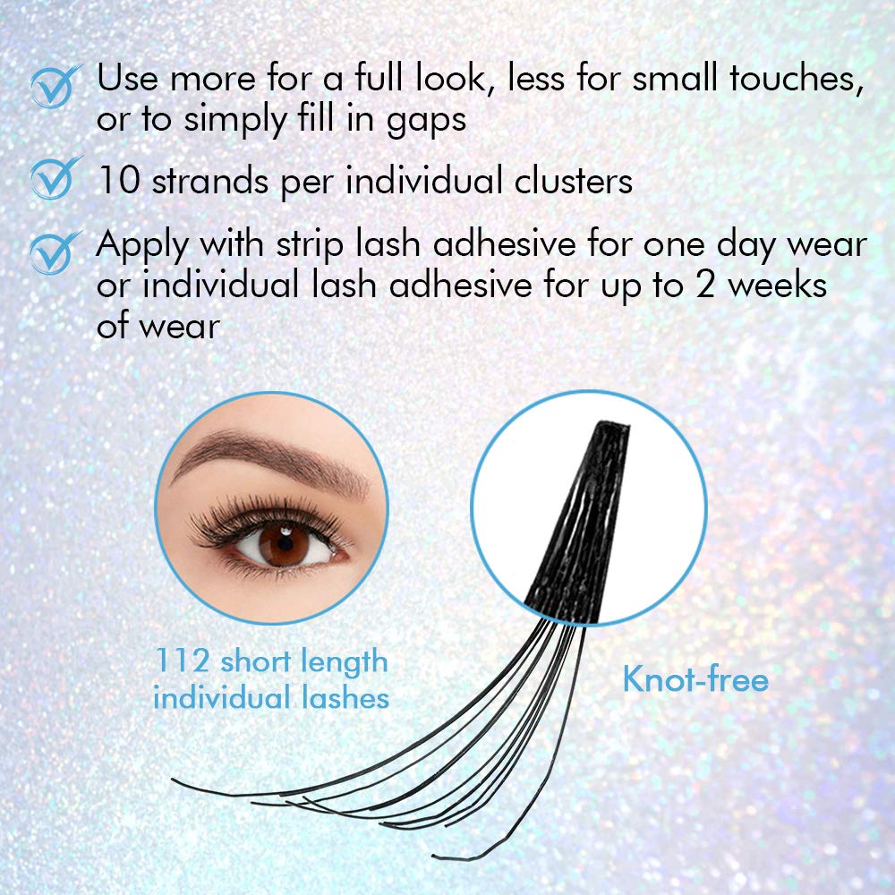 Ardell False Eyelashes Multipack enables customizable lash application.
