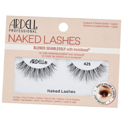 Ardell Naked Lashes 425 flared shape—definition at outer corners for subtle lift