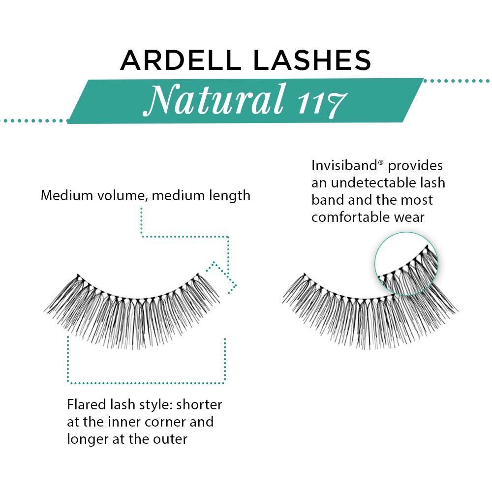 Ardell Natural Lashes 117 feathery long lashes for wispy definition