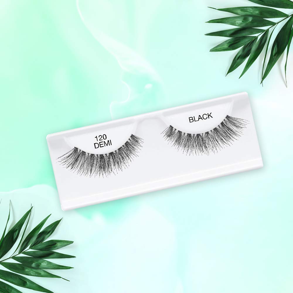 Ardell Natural Lashes 120 Black Invisiband for a seamless, comfortable wear.