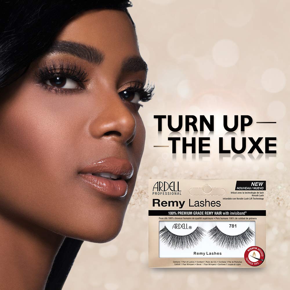 Ardell Remy Lash 781 cat-eye silhouette adds subtle drama.