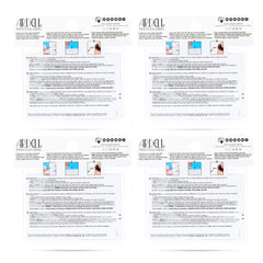 Ardell reusable 4-pack lashes provide great value with multiple uses.