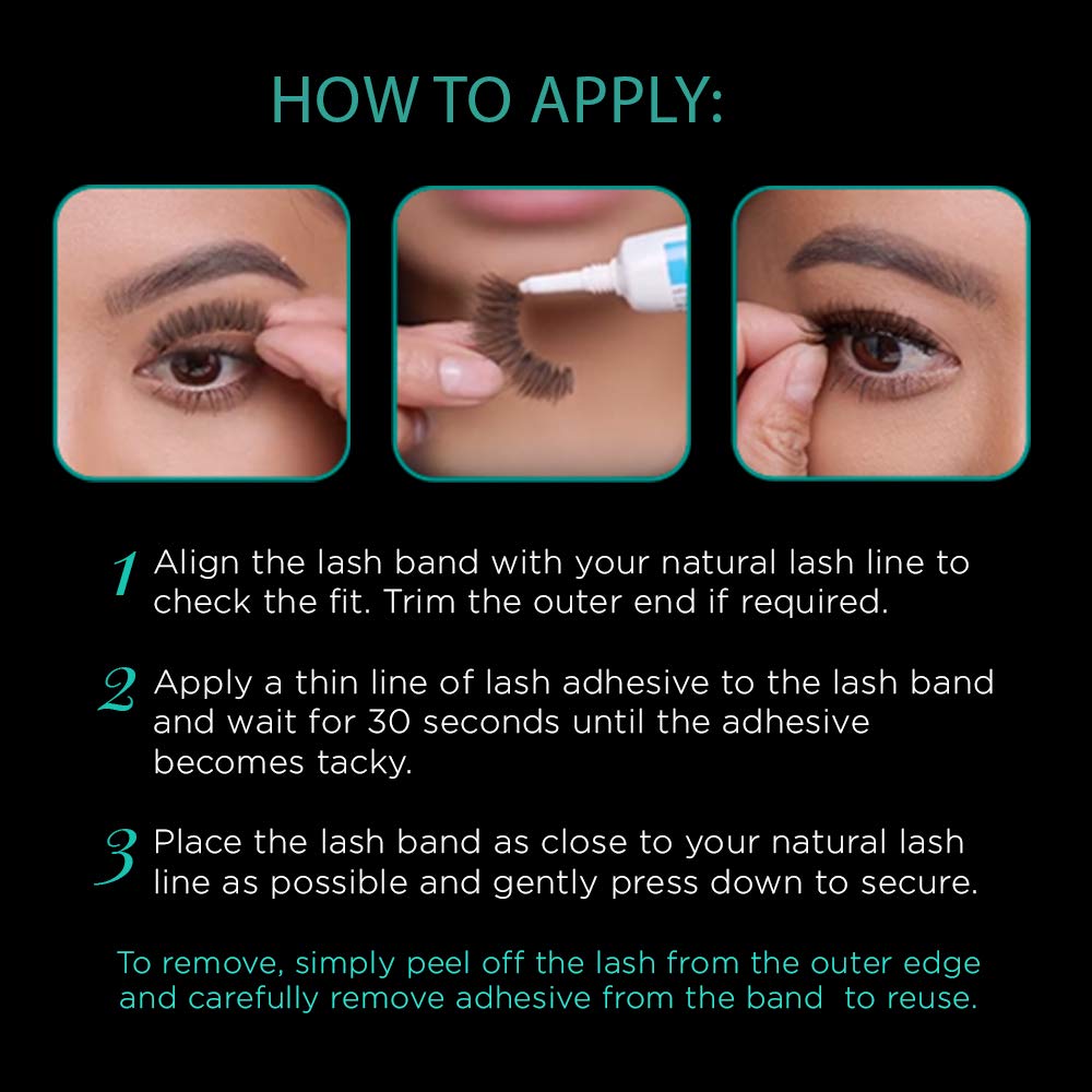 Ardell Natural Lashes 124 are easy to apply and remove.