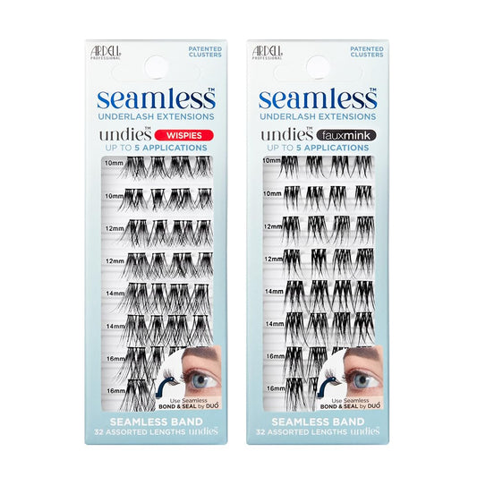 Ardell Seamless Refill Kit with Wispies and Faux Mink for customizable underlash looks.
