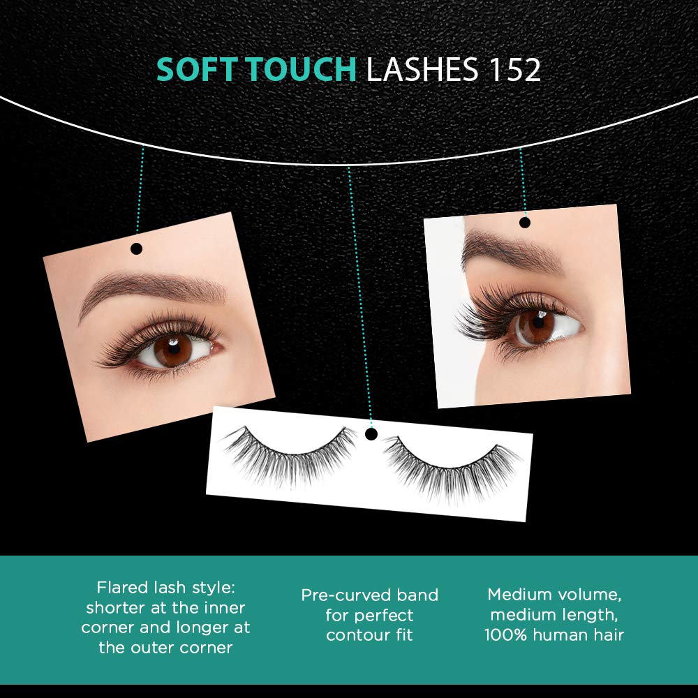 Ardell Soft Touch 152 four-pack packaging for reusable lashes.