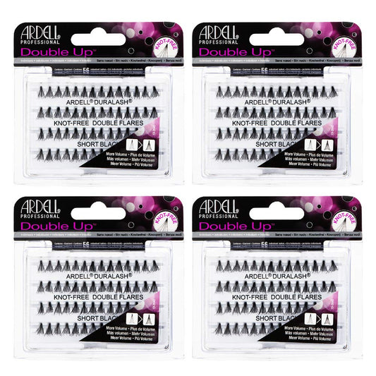Ardell Soft Touch Short Black lashes close-up for a natural, enhanced daily look.