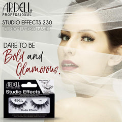Ardell Studio Effects Lashes 230 strip lashes ready for easy application.
