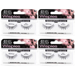 Ardell Wispies Cluster 603 front view shows natural, fluttery lashes for everyday wear.