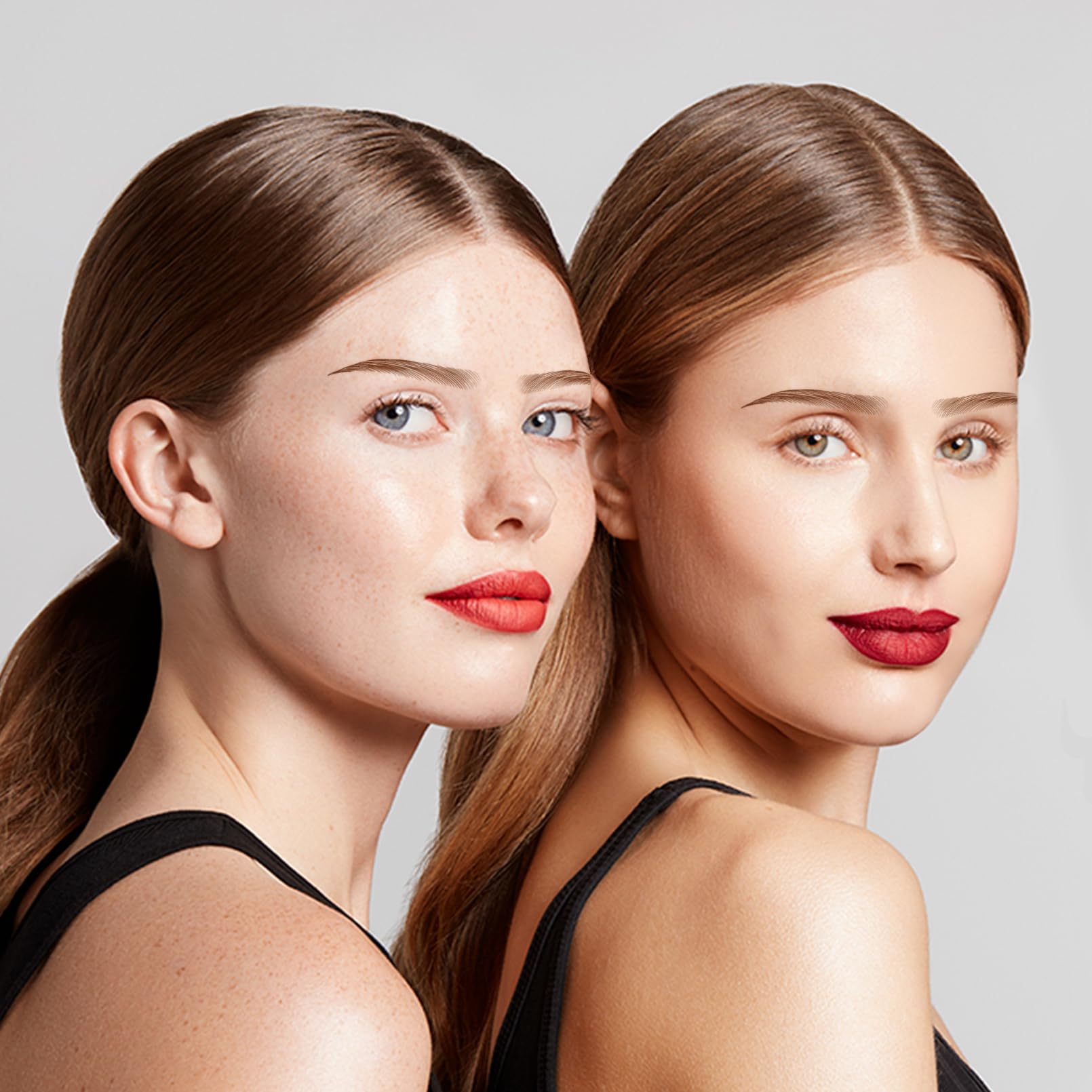 Aresvns back-side alignment guides help position brows precisely.