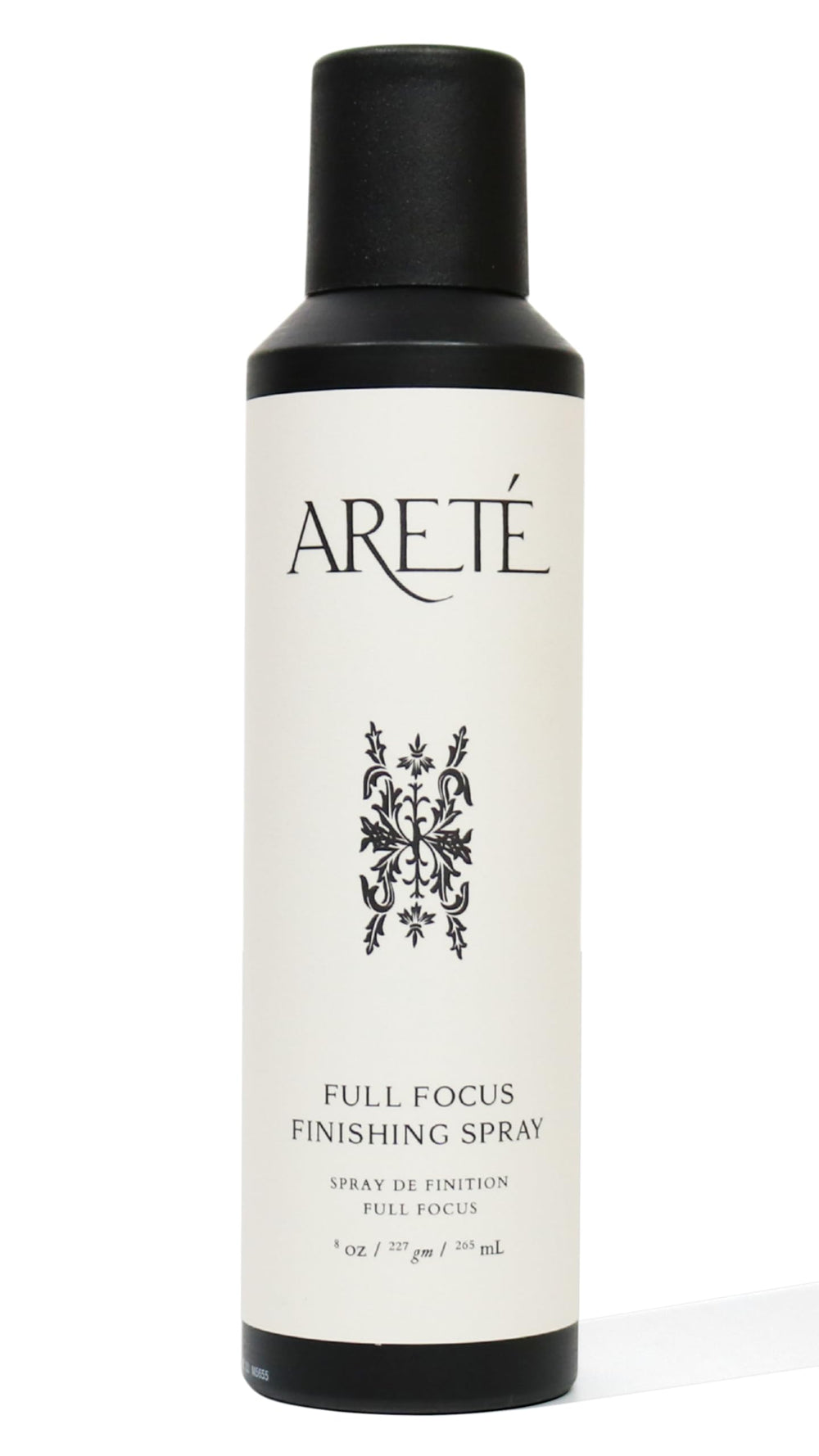 ARETÉ Full Focus Finishing Spray delivers strong hold for lasting style on all hair types.