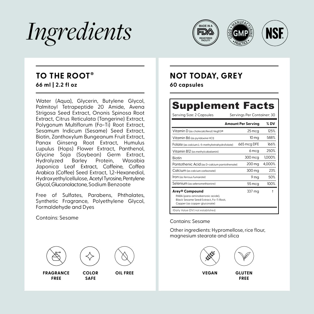 Arey packaging on a dresser conveys premium quality and safety