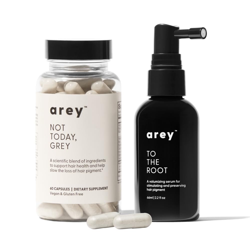 Arey System Daily Hair Serum bottle showing premium scalp care for healthier roots
