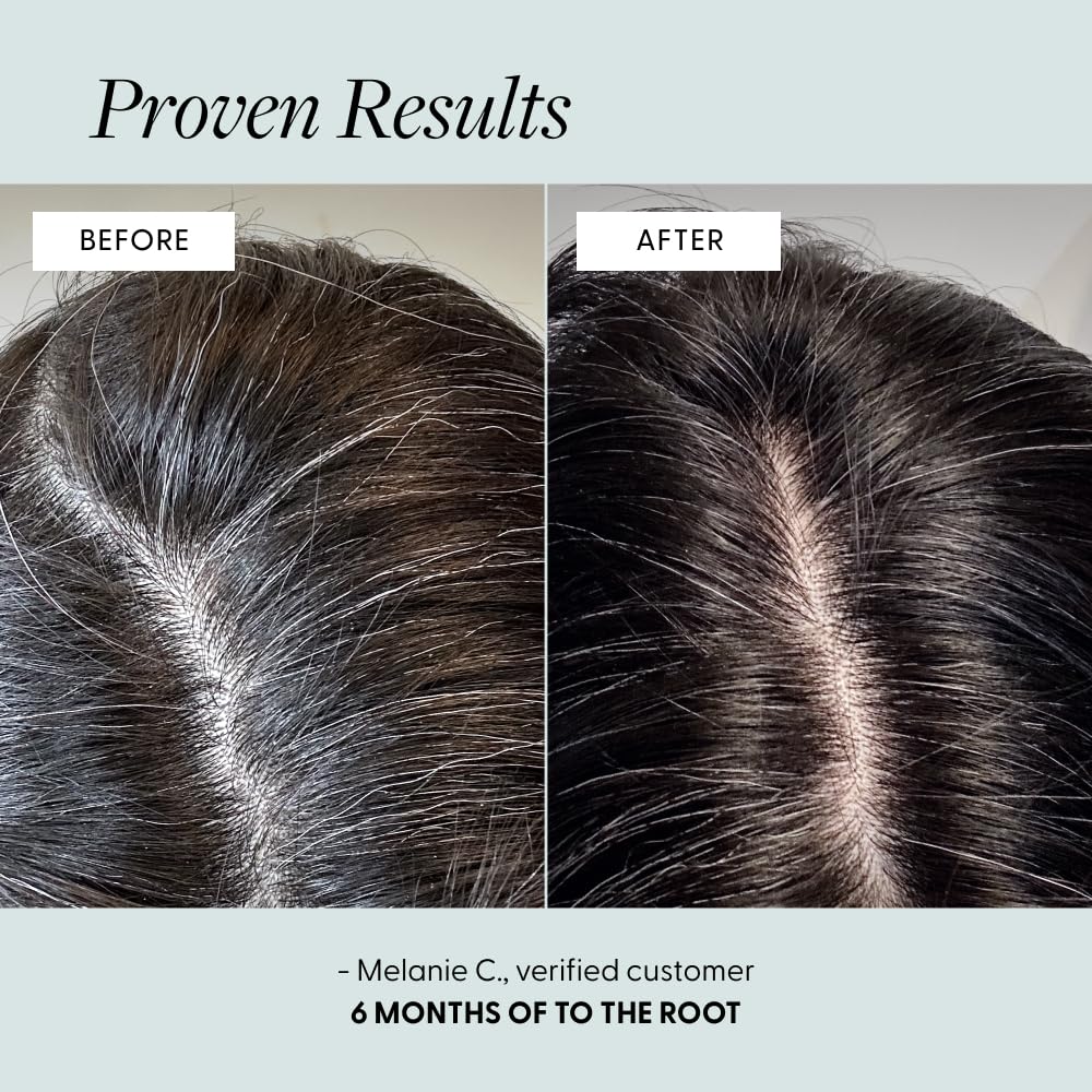 Arey To The Root serum applied to the scalp for fast, non-greasy absorption.