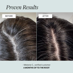 Arey To The Root serum applied to the scalp for fast, non-greasy absorption.