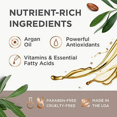 Argan Magic Hair Definition closeup reveals improved curl texture.