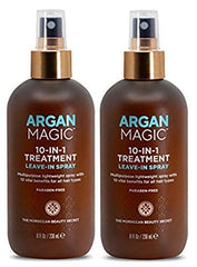 Argan Magic two-pack bottle offers convenient, affordable styling and care.