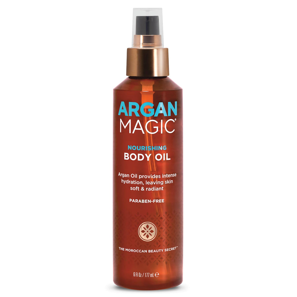 Argan Magic Nourishing Body Oil cruelty-free label signals ethical skincare