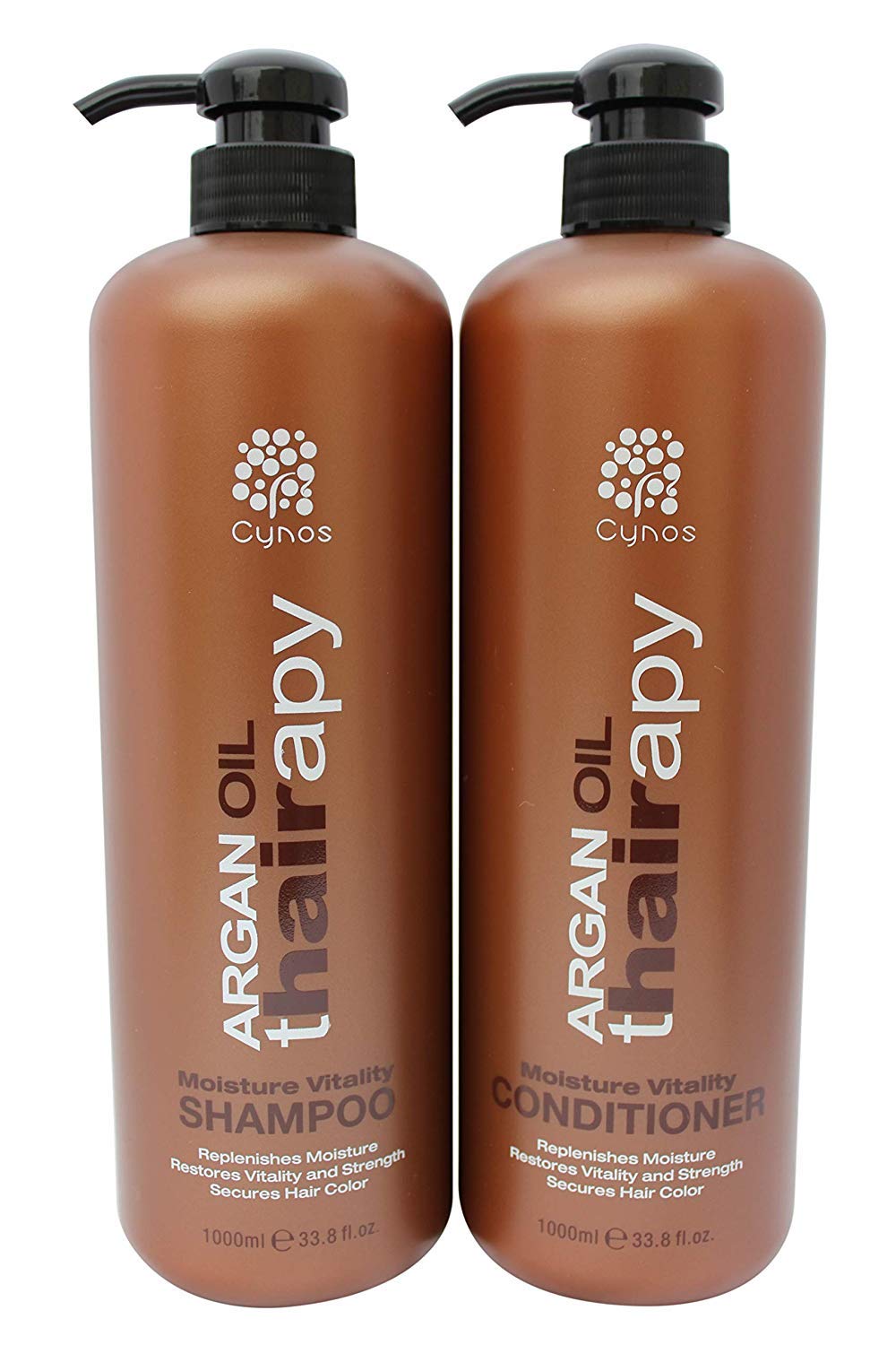 Argan Oil Thairapy shampoo bottle for color-safe hydration and shine