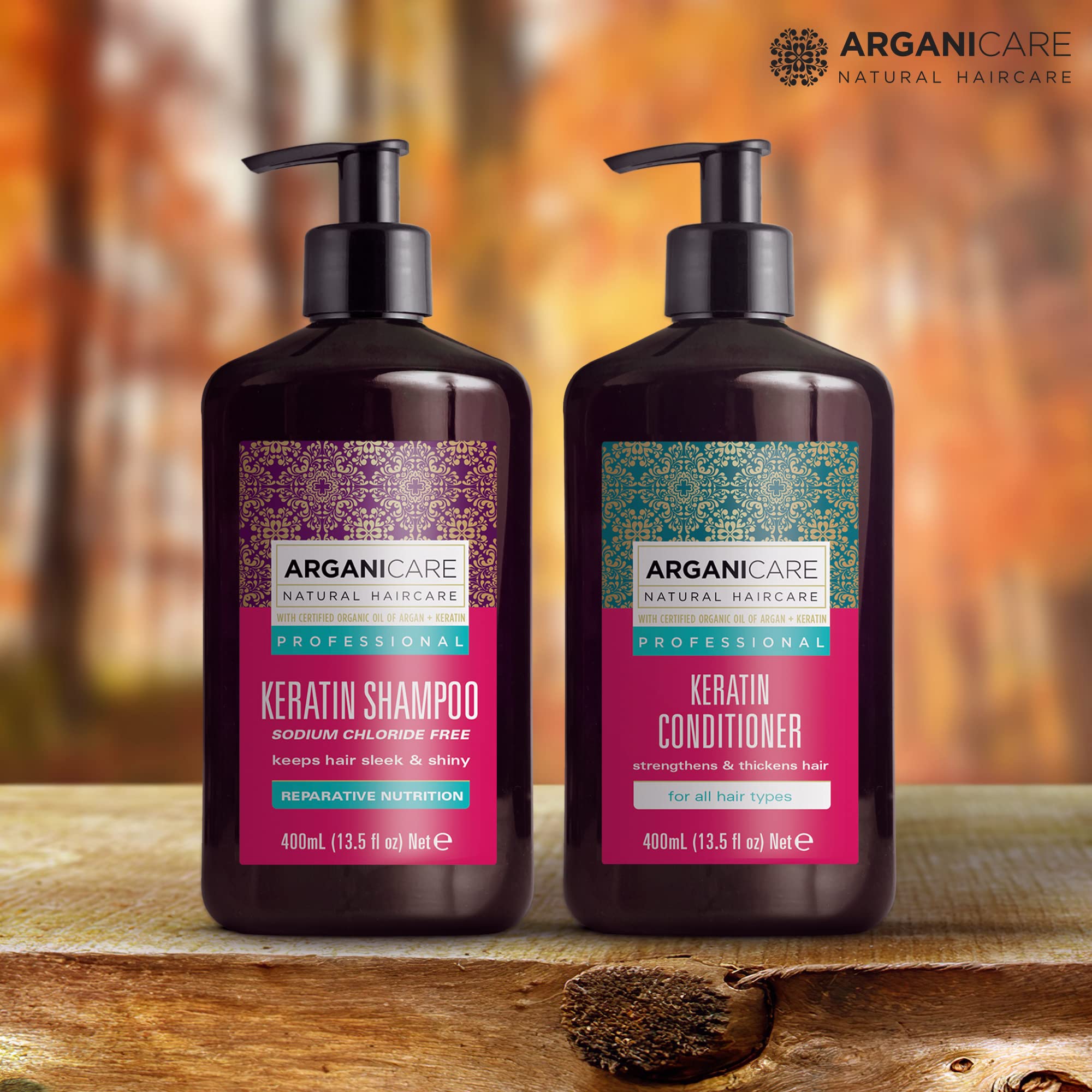 Arganicare keratin set is suitable for men, women, and kids.