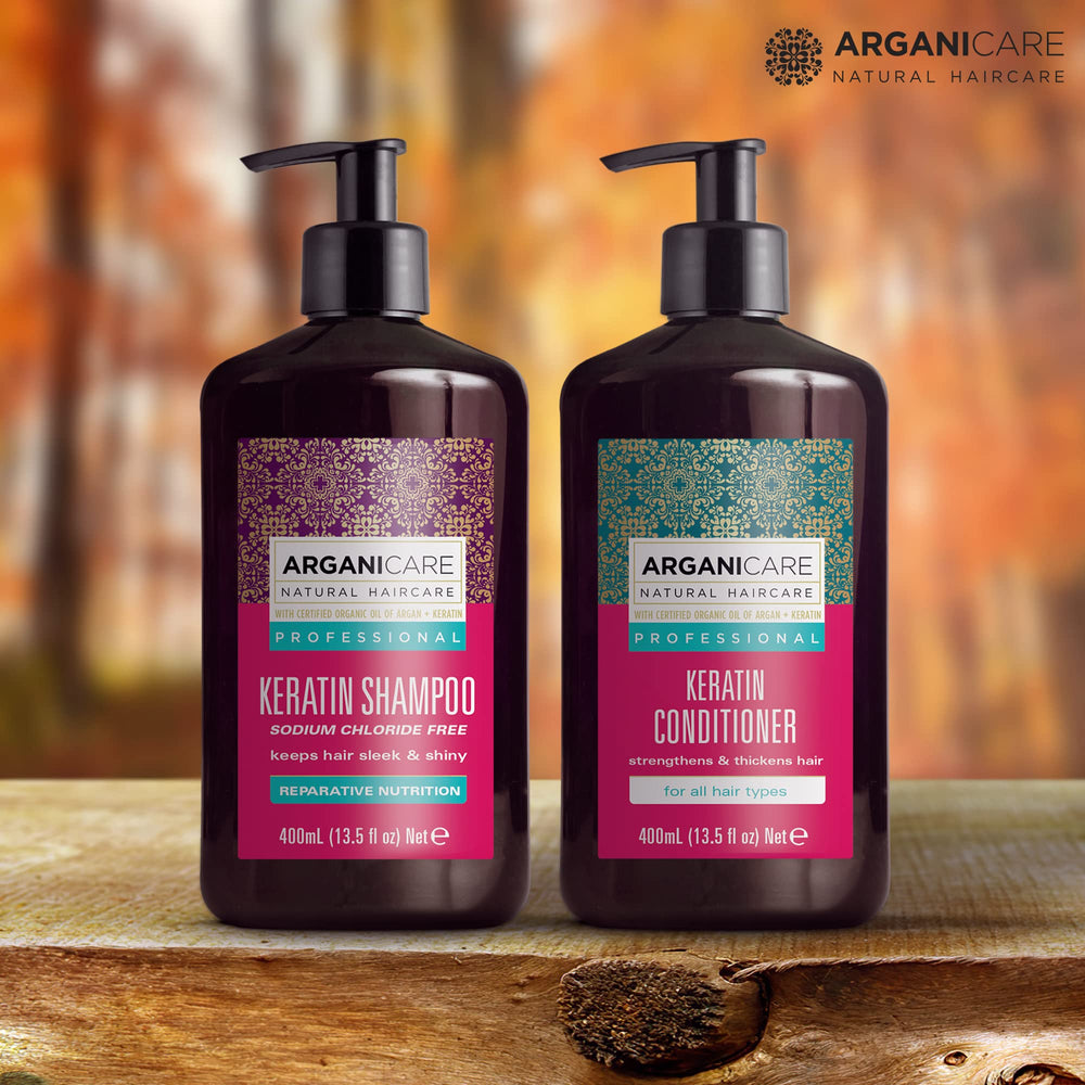 Arganicare keratin set is suitable for men, women, and kids.