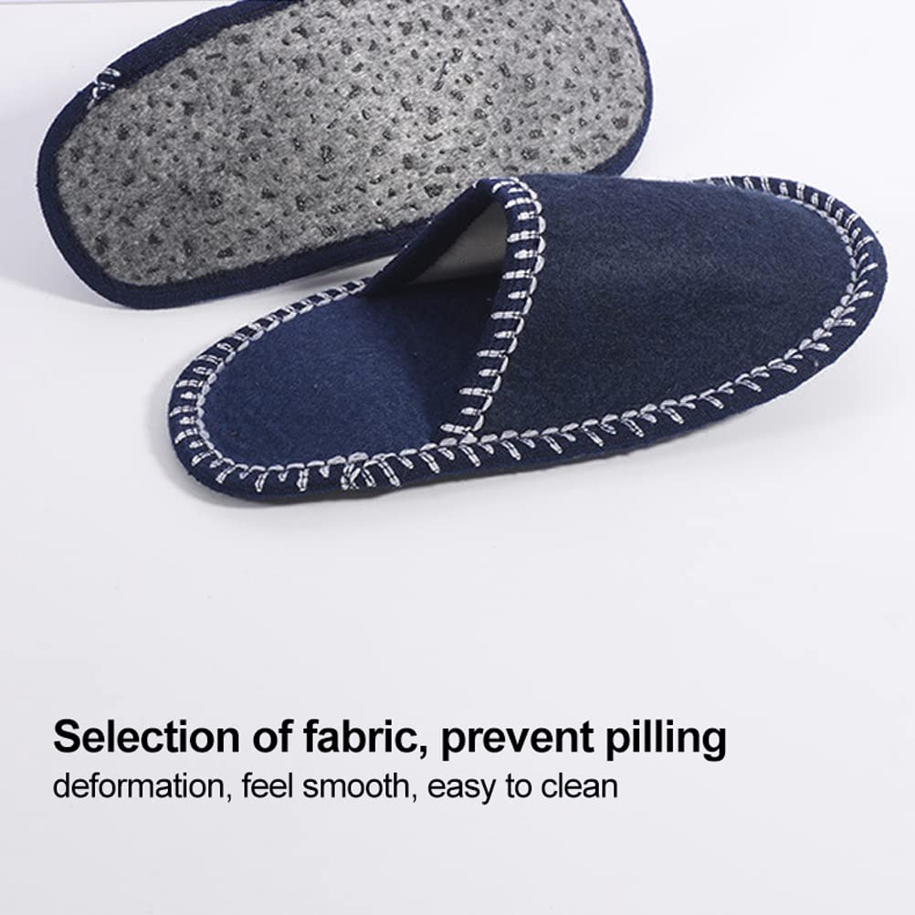 ariarly slippers with textured anti-slip sole for safer wet-floor use.