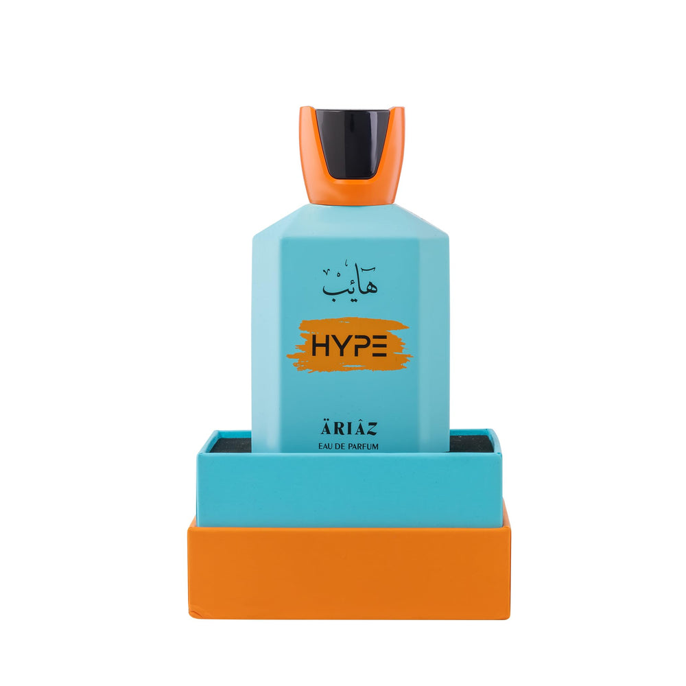 ARIAZ Hype bottle under sunlight, bright and uplifting for spring
