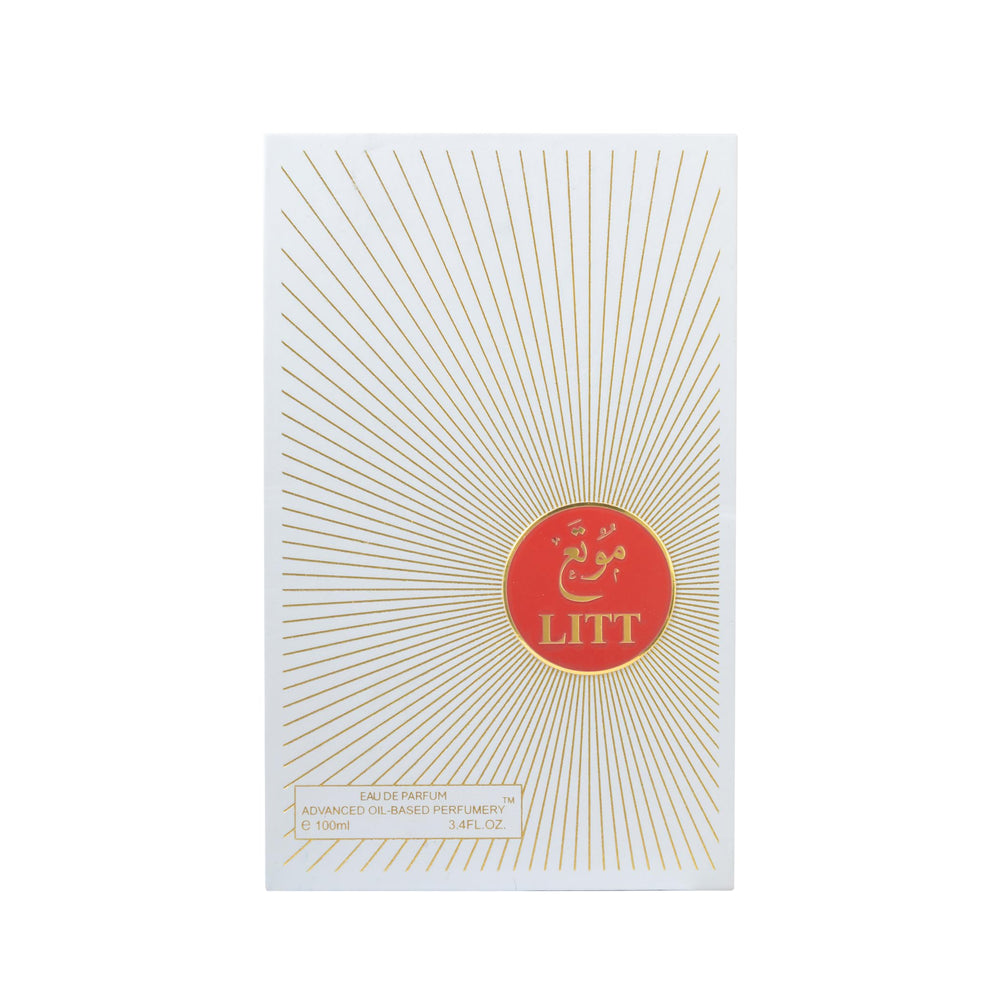 ARIAZ Litt base notes vanilla sugar musk for a warm finish.