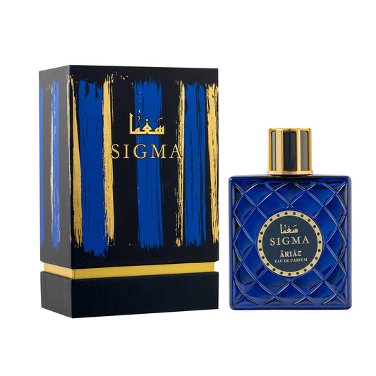 ARIAZ Sigma bottle front in a modern design for everyday sophistication.