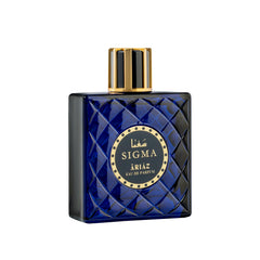 ARIAZ Sigma packaging box highlights premium, gift-ready presentation.
