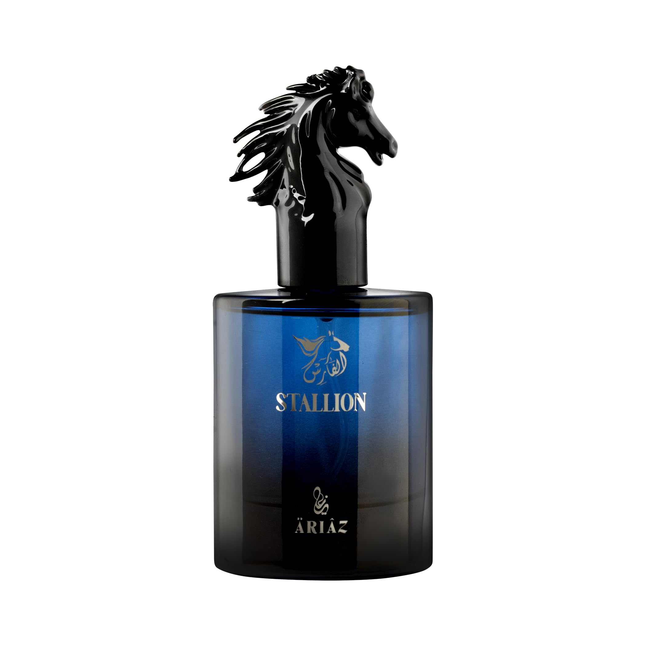 ARIAZ Stallion bottle top view highlights a fresh grapefruit opening